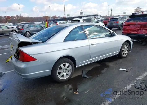 2003 Honda Civic Ex from USA, damaged, VIN 1HGEM21943L072990
